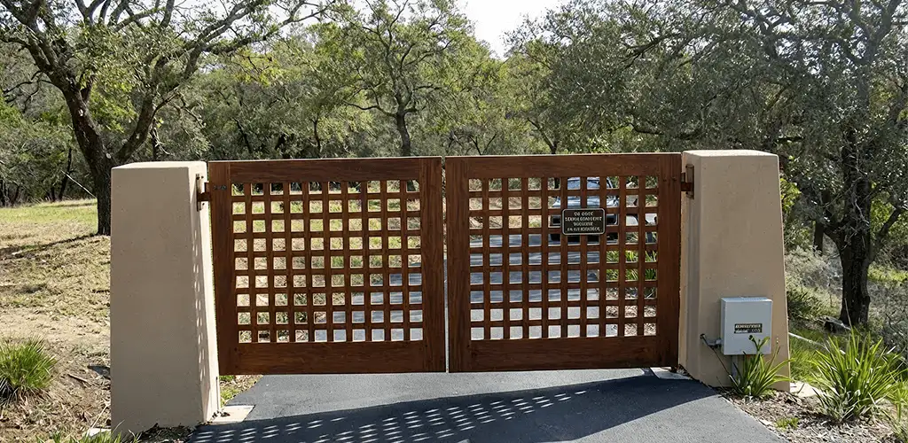 Driveway gate installation for a residential property in Columbia, SC