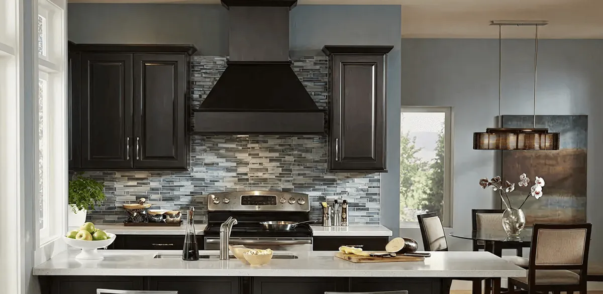 Kitchen cabinet painting and refinishing in a modern kitchen in Columbia, SC