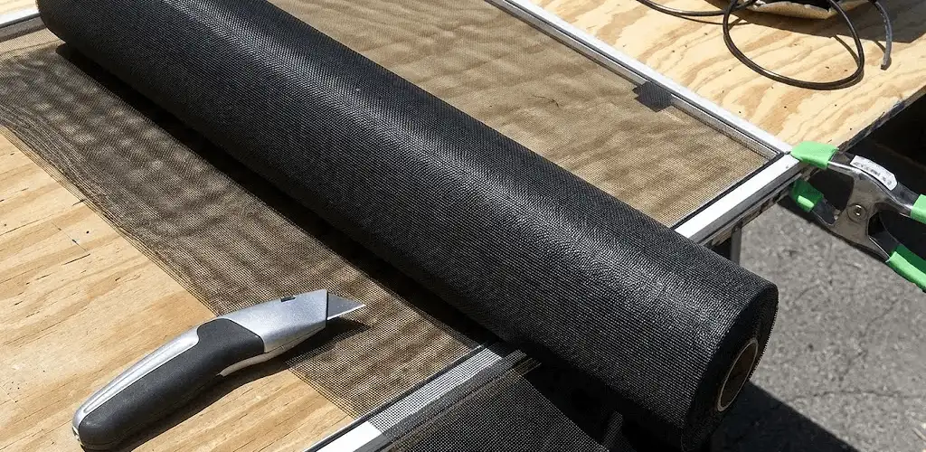 Window screen replacement materials and tools for screen repair in Columbia, SC